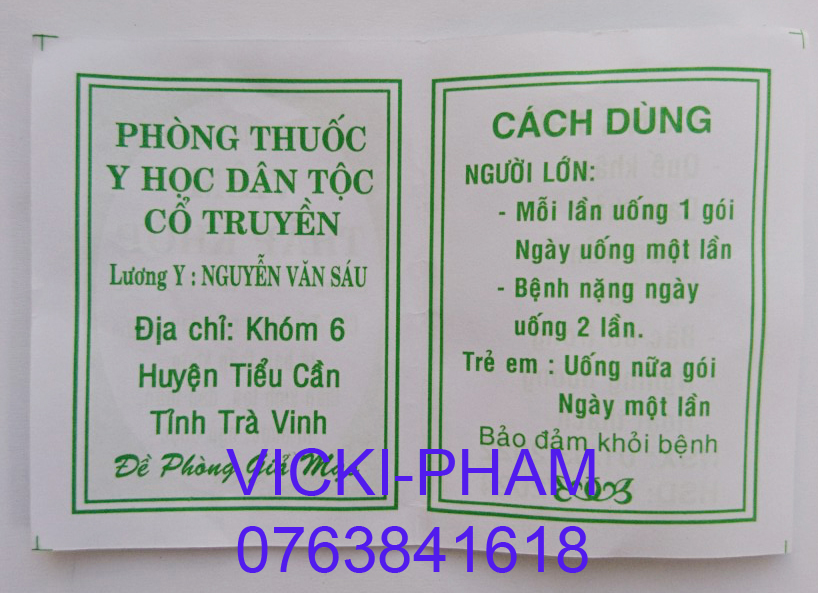 [Đông y-Chính gốc] 100 Gói Thấp khớp Nguyễn Văn Sáu