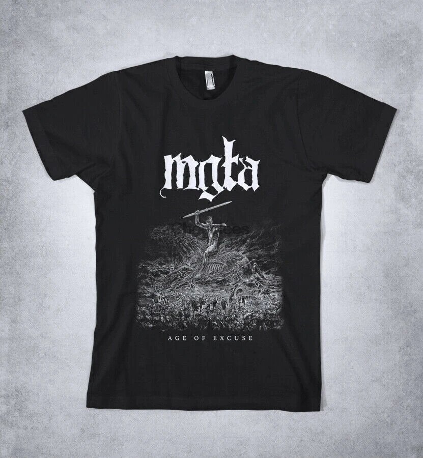 MGLA t-shirt - Age of Excuse black metal shirt MGLA shirt