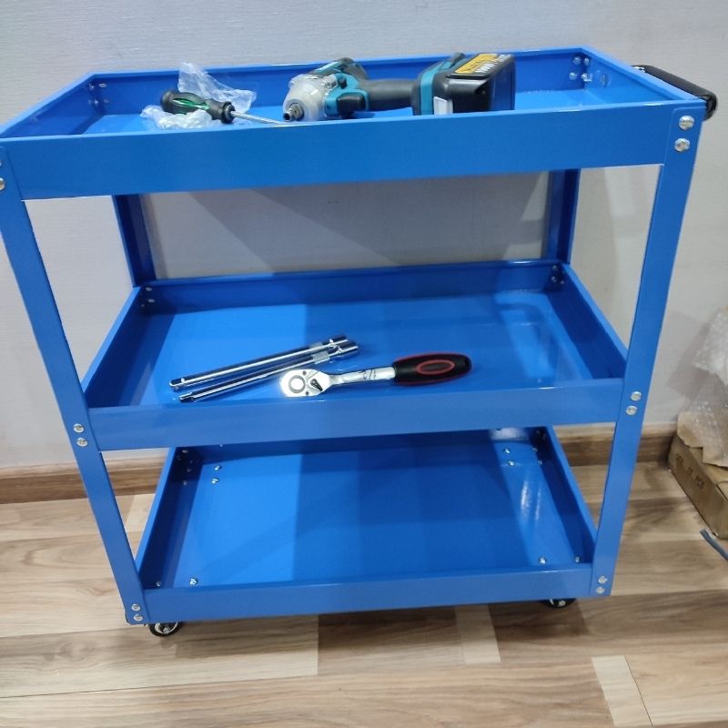 Xe đựng đồ, xe đẩy để đồ sửa chữa gara 3 tầng