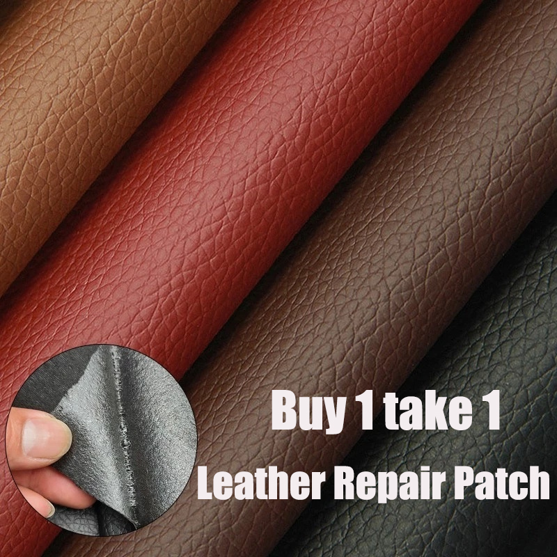 1pc Self-Adhesive Diy Black Leather Repair Tape Suitable For Sofa Car Seat  Handbag Jacket Furniture Shoe First Aid Patch Leather Patch