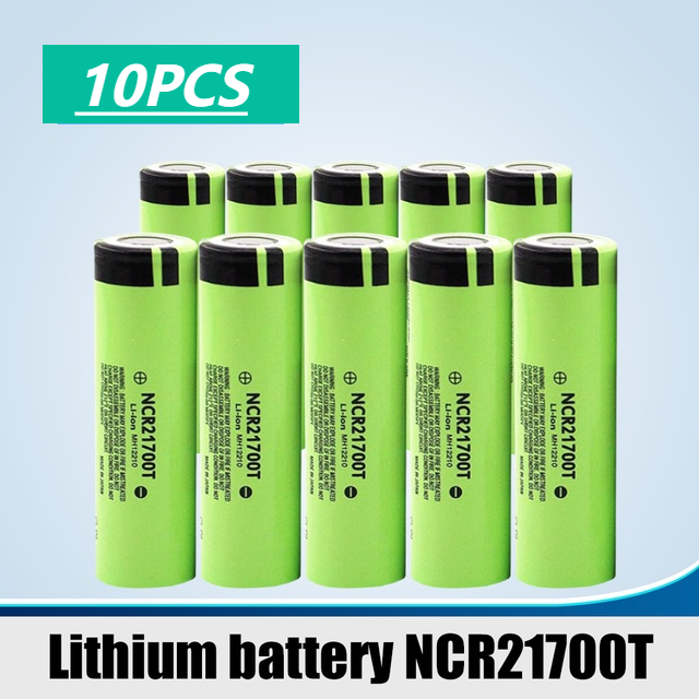 Panasonic NCR21700T 21700 3.7V 4800mAh Rechargeable Lithium Battery ...