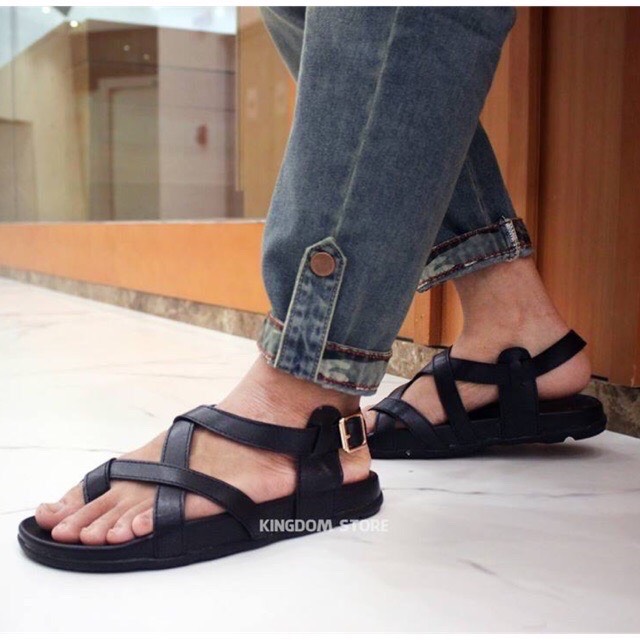 Dép sandal da nam đế cao su 1945 (free ship)