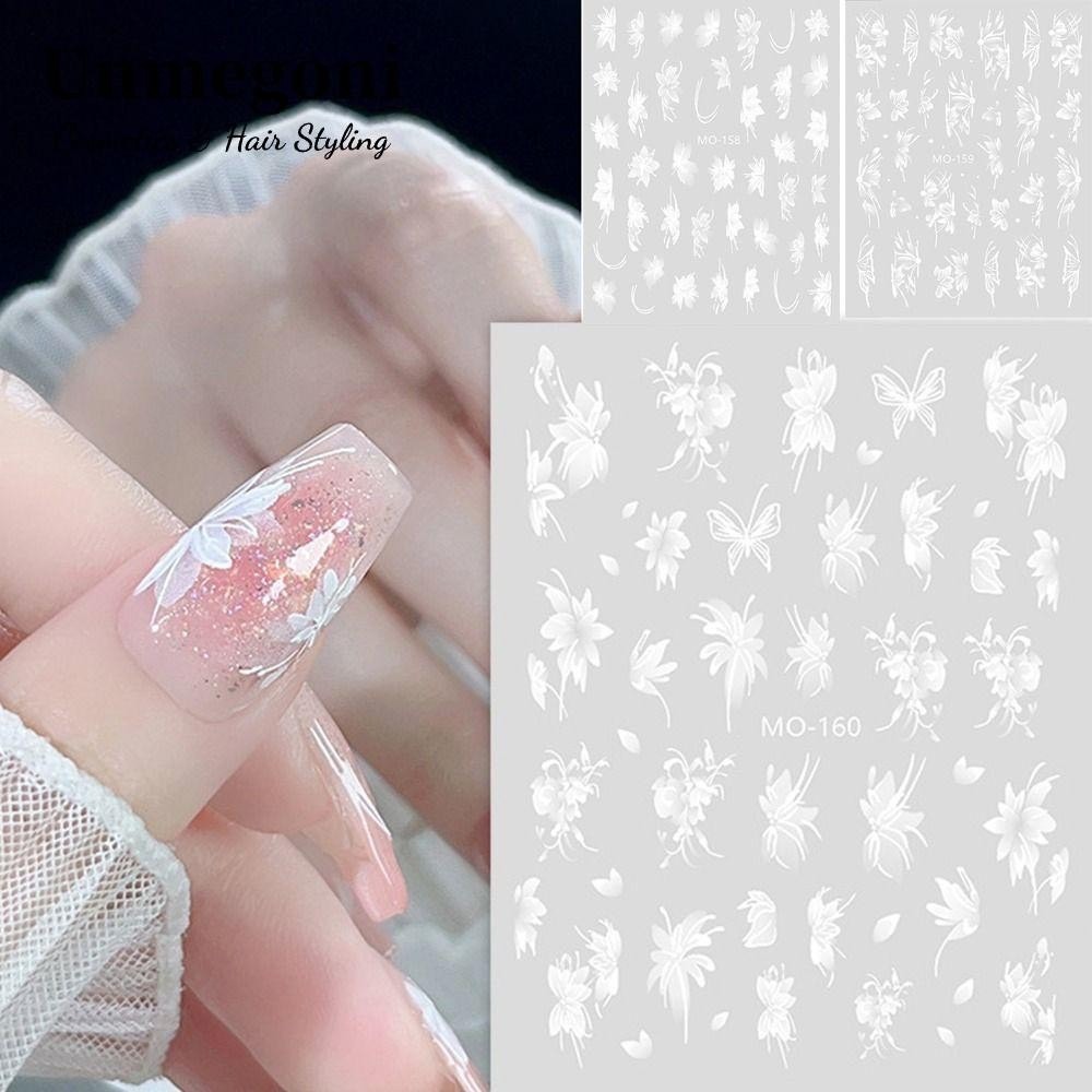 Sticker nổi hình hoa dán móng mẫu mới hot