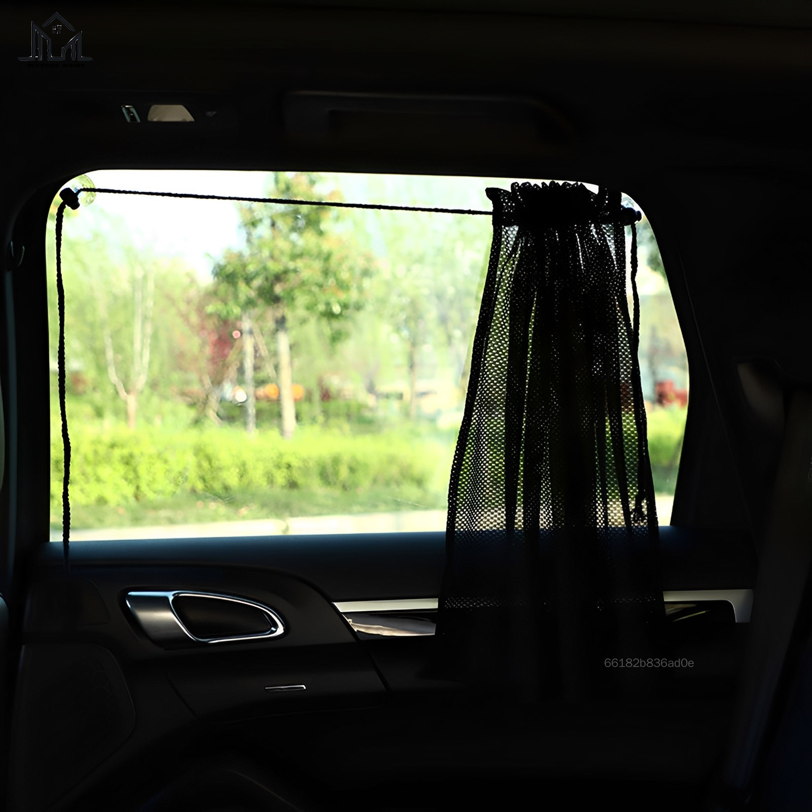 Car Sunshade Window Curtain Suction Cup Install Sun Protection Retractable Sunshield Suitable for Reduce Car Inside Temperature DZTY-MY