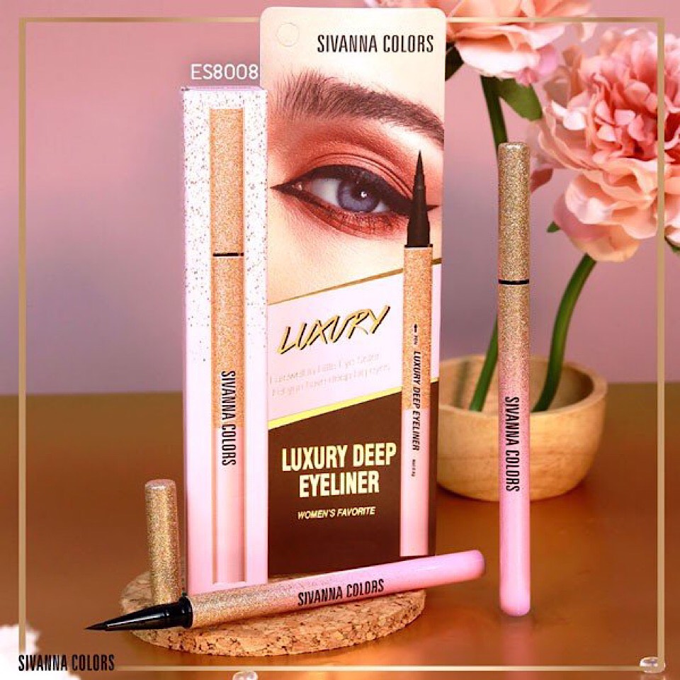 Bút kẻ mắt Luxury Deep Eyeliner SIVANNA COLORS - Mẫu mới