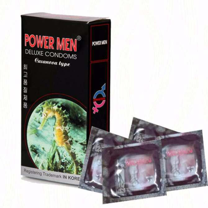 Bao cao su siêu mỏng Power Men Cá Ngựa, bcs siêu mỏng kéo dài thời gian