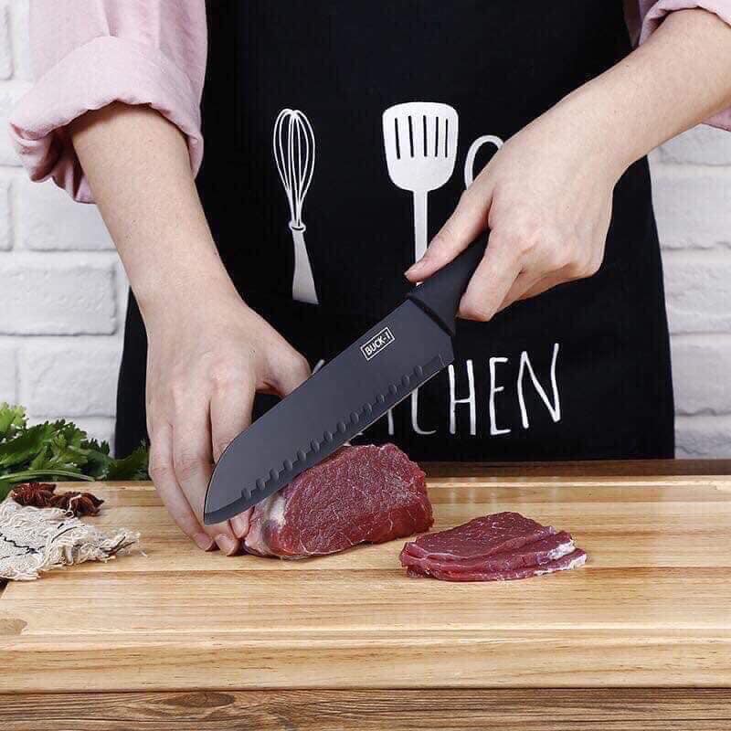 (BH12T) BỘ DAO BUCK BLACK 5 món