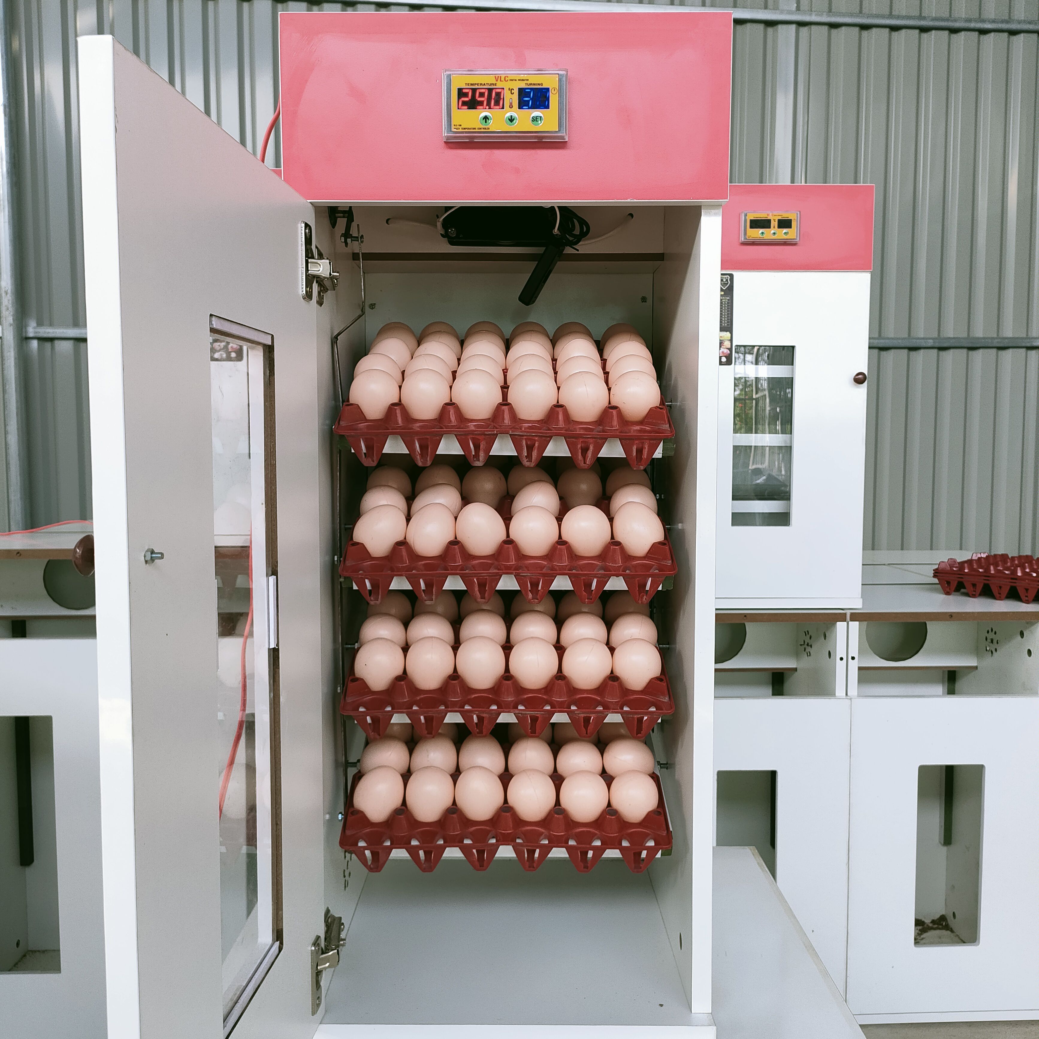 máy ấp 120 trứng đảo lăn