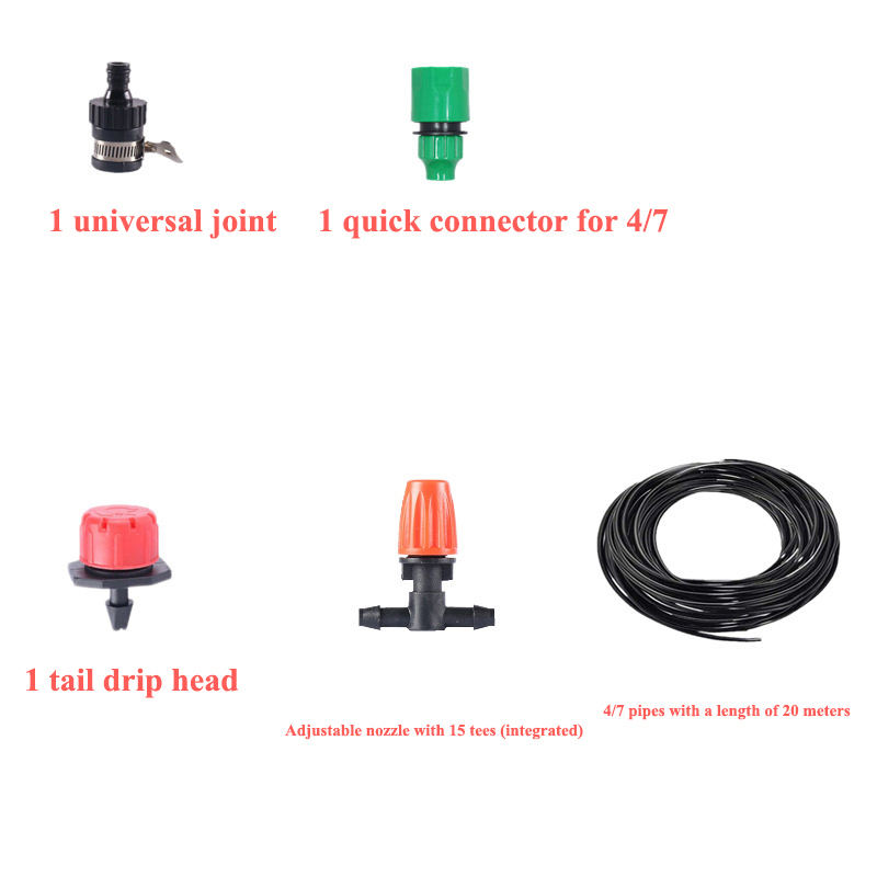 ZUOGUAN Automatic flower watering atomization micro-spray micro-mist agricultural sprayer watering spray cooling dust removal garden irrigation system