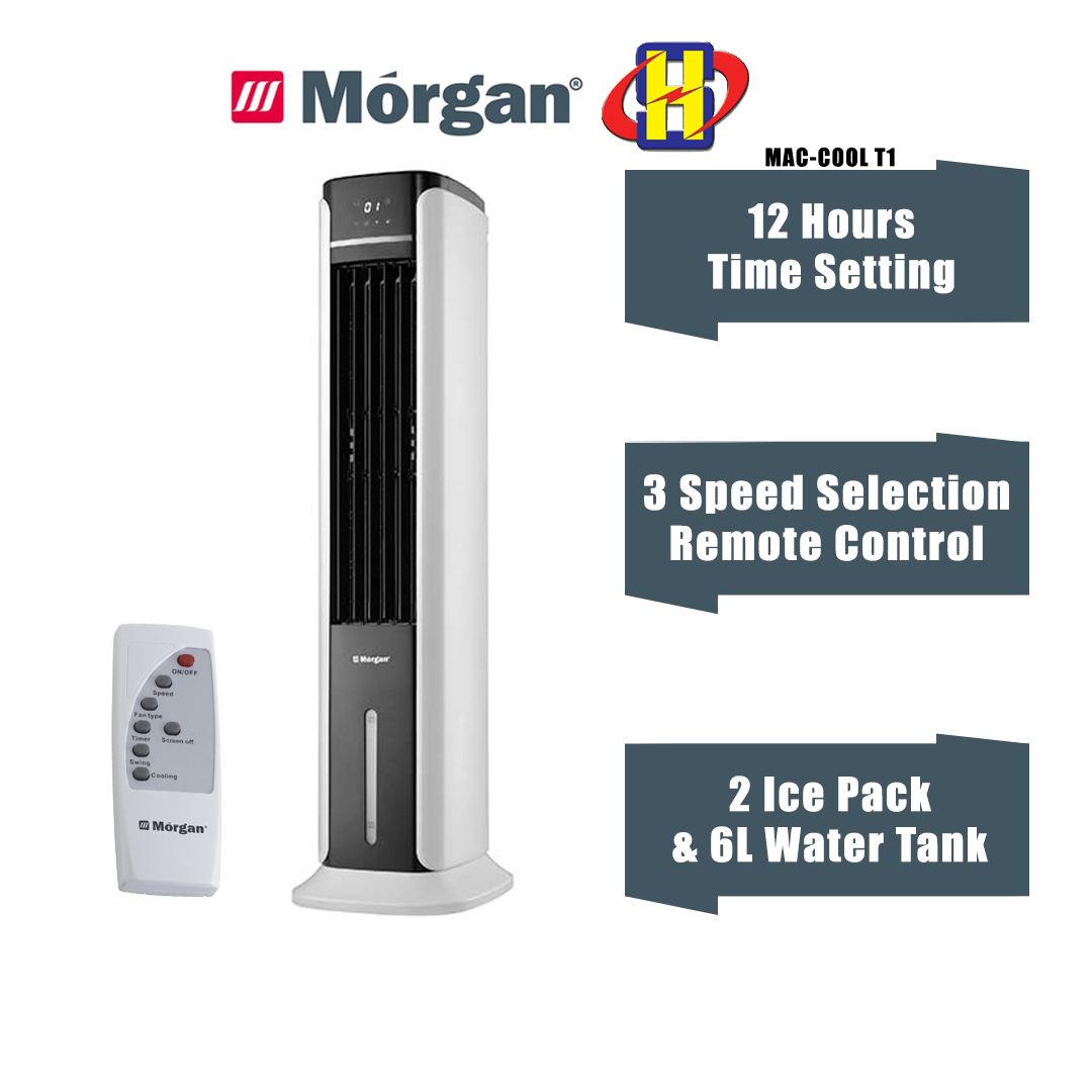 Morgan Air Cooler (6L/85W) LED Display With Touch Control Tower Air ...