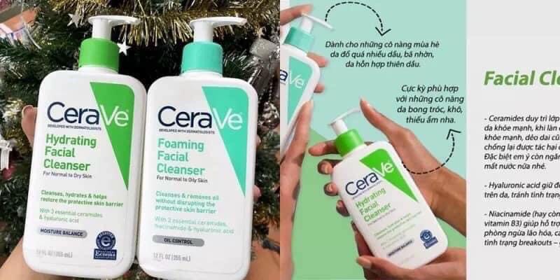 💧 [CHÍNH HÃNG] SỮA RỬA MẶT CERAVE ( cho da dầu & da khô )
