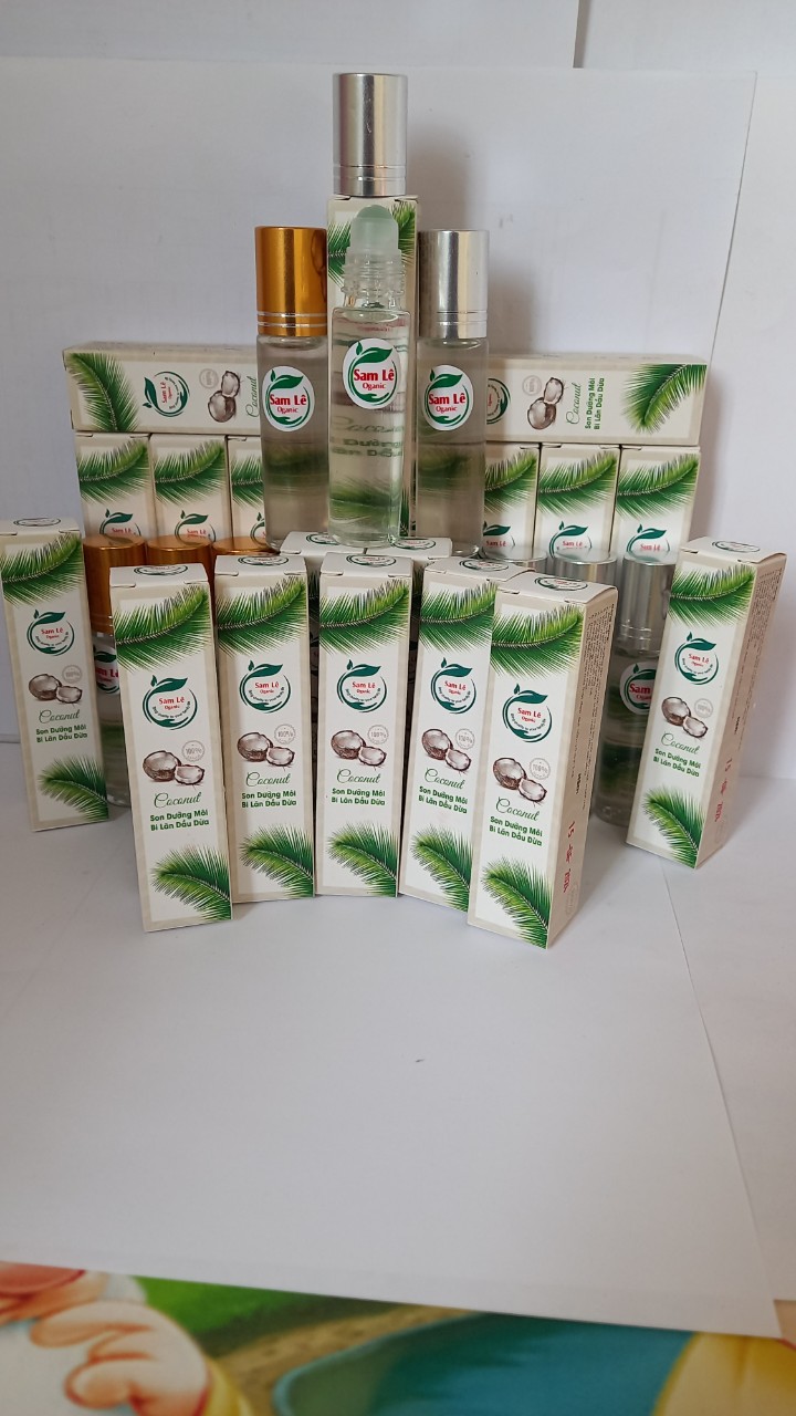 SON MÔI DẦU DỪA DẠNG BI LĂN 10ML