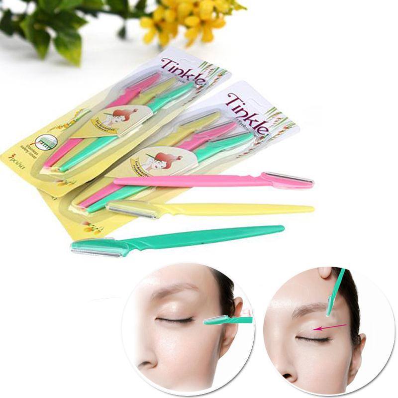 Tinkle - Eyebrow Razor / Eyebrow Shaping, Eyebrow Shaving Facial Care - 3 Pcs. 