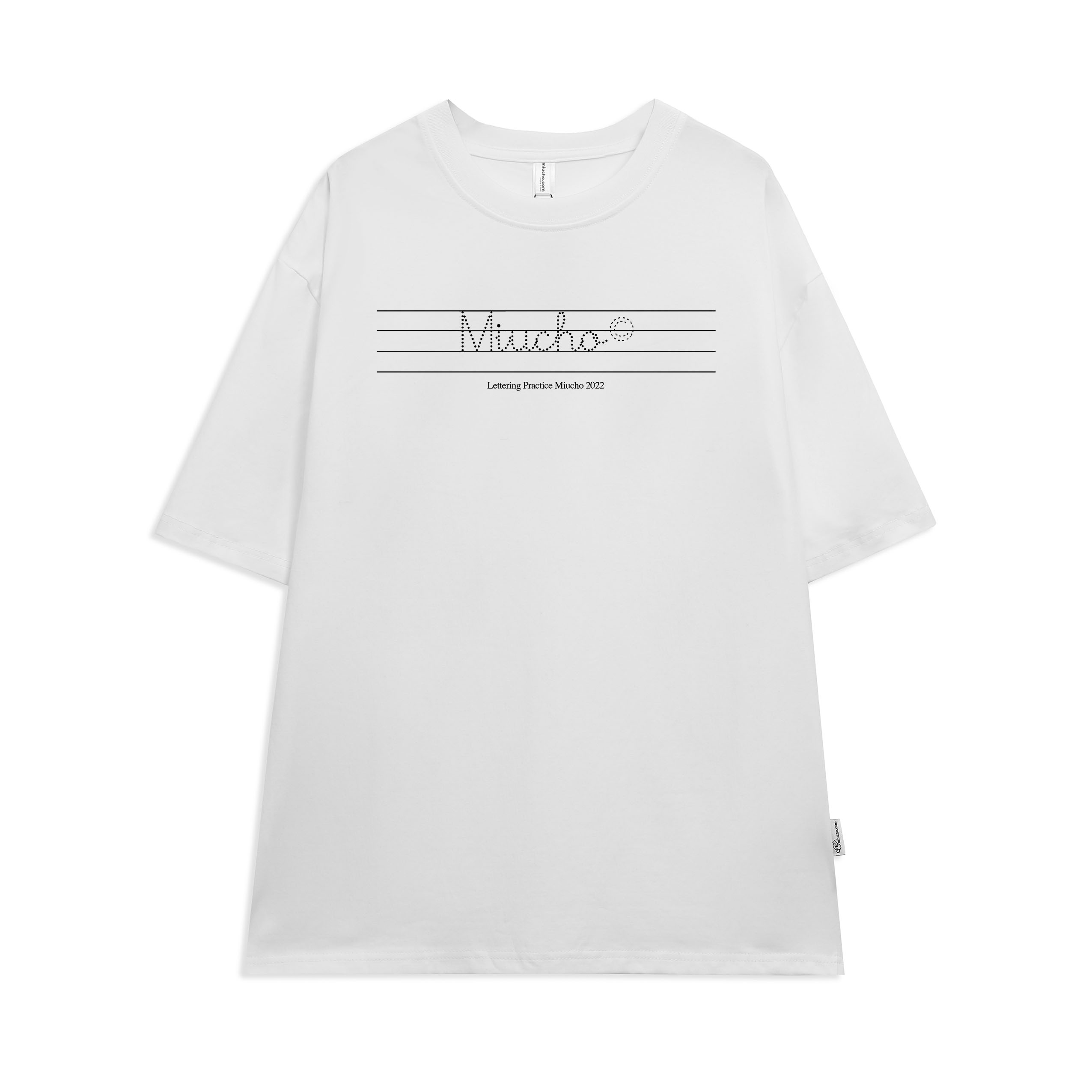 Áo thun form rộng nữ Unisex chất vải cotton MT004 Miucho in basic