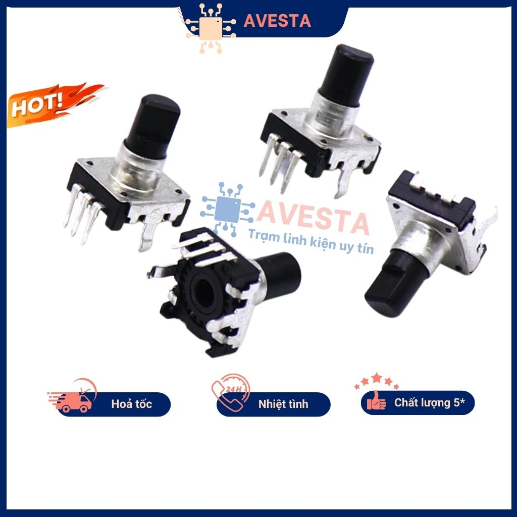 Công tắc volume vô cấp EC12 15mm 3 chân Avesta