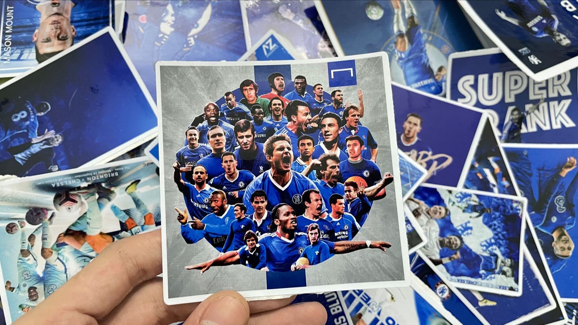 Set 40 hình dán STICKER trang trí CLB CHELSEA