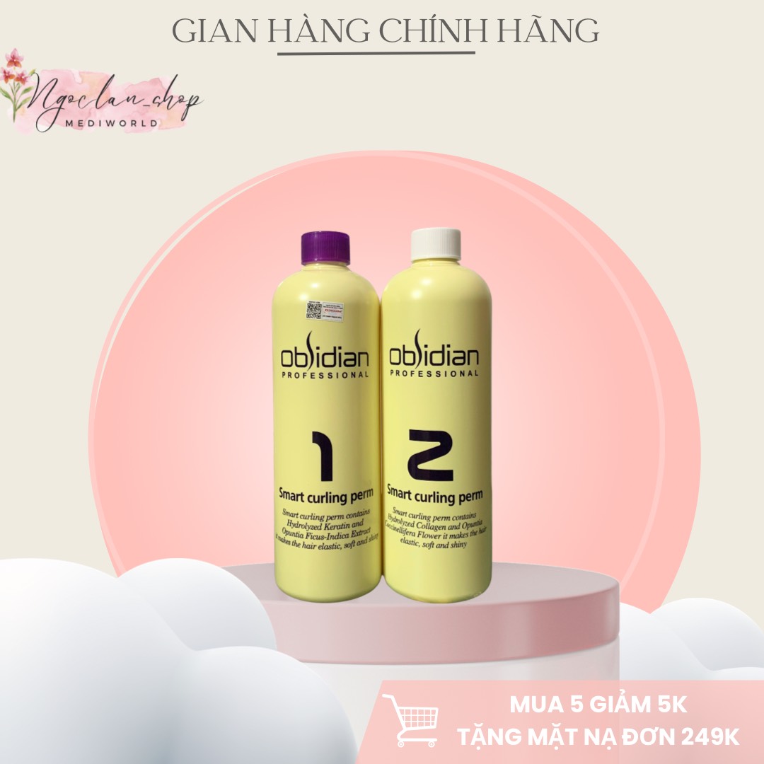 CẶP THUỐC UỐN NÓNG - LẠNH 3D OBSIDIAN (SMART CURLING PERM) - Chính Hãng