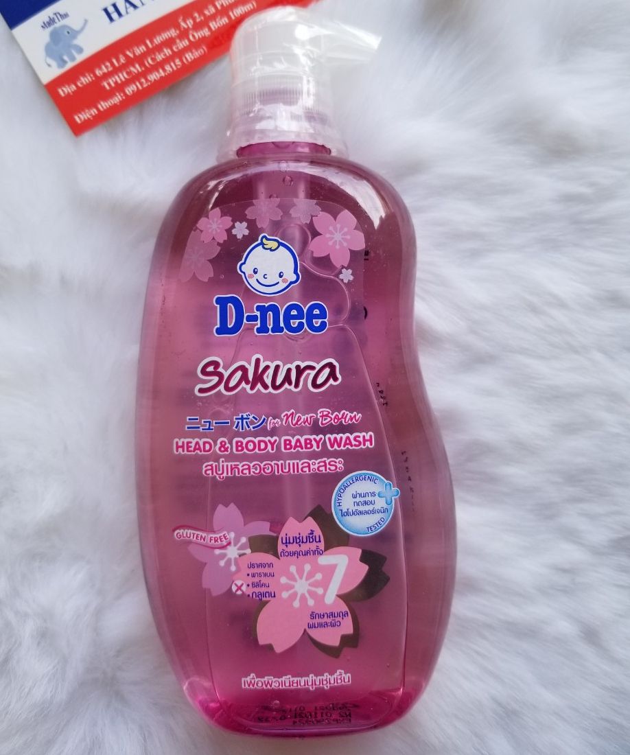 [HCM]Sữa tắm gội toàn thân cho bé Dnee 380ml