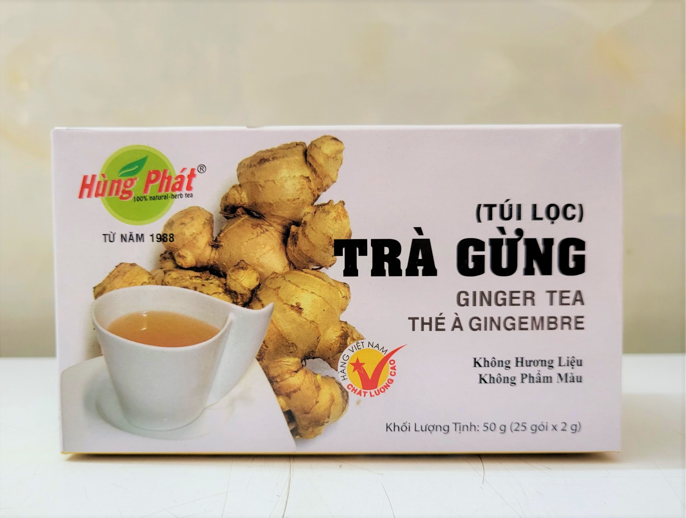 Trà gừng hùng phát ginger tea
