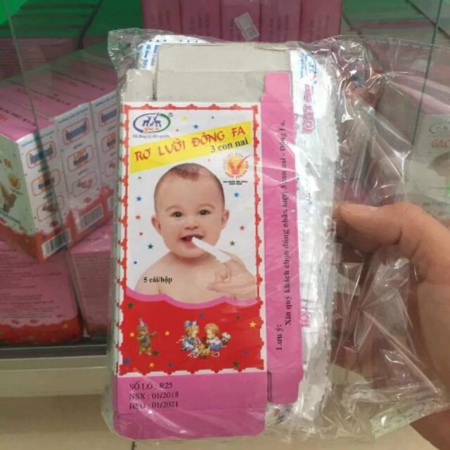 Rơ lưỡi đông pha- vệ sinh răng miệng cho bé sơ sinh ( 1 bịch 50 chiếc )