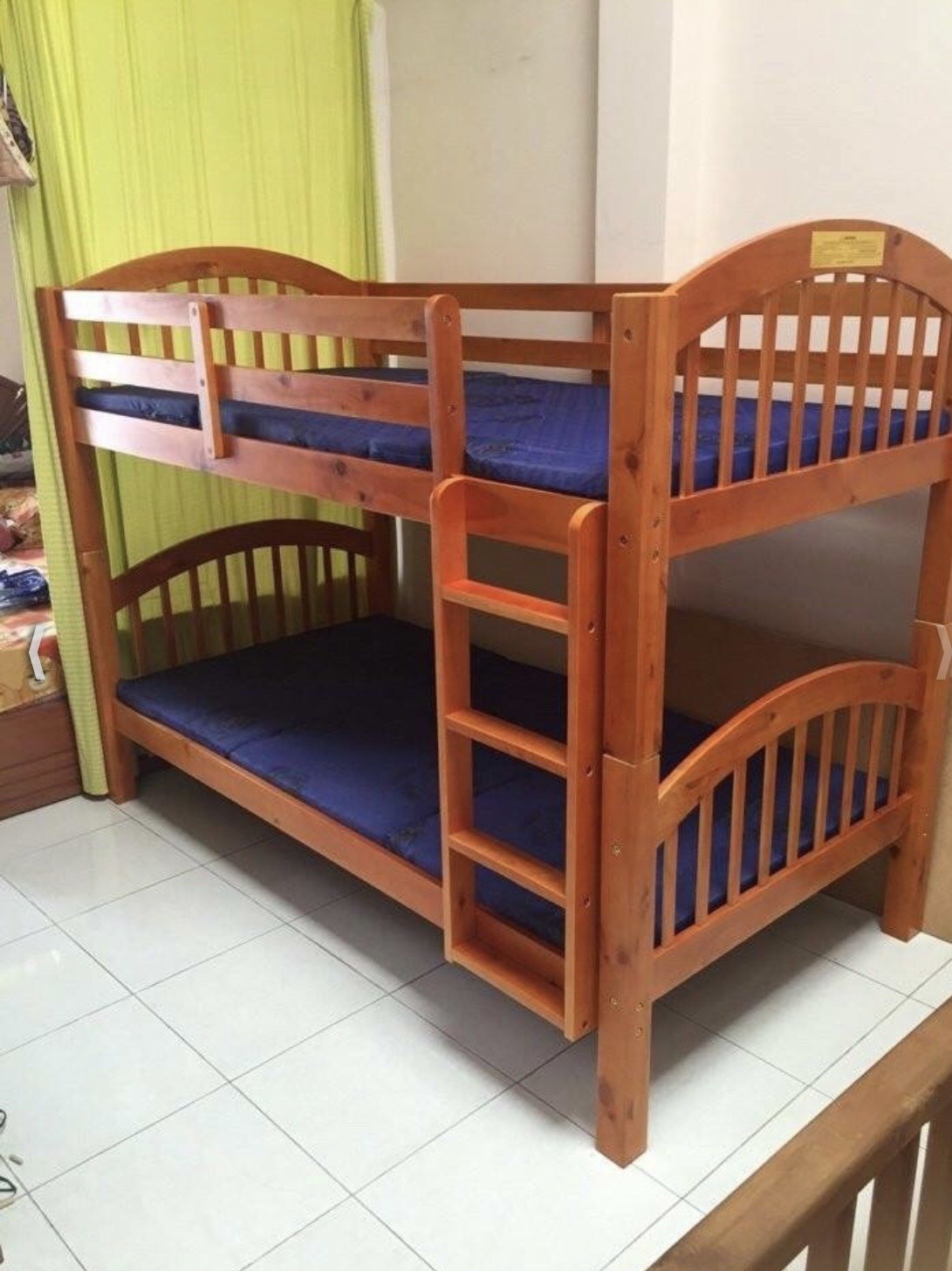 Giường Tầng Uni Gỗ Tự Nhiên - Vàng
