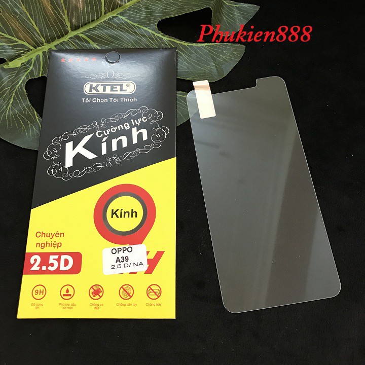 Miếng dán kính cường lực Oppo A39 Glass 9H