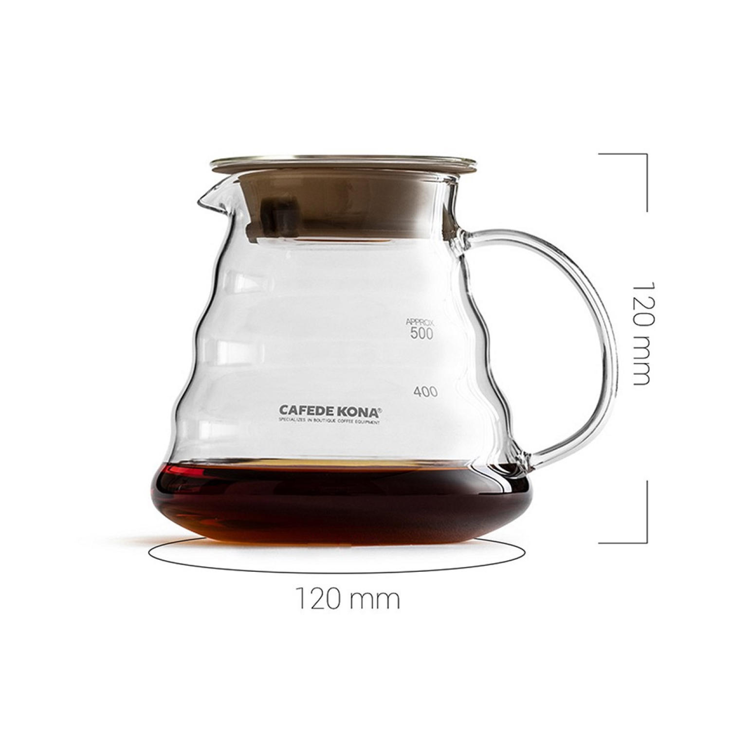 Bình thuỷ tinh đựng cà phê Cafede Kona 300ml & 600ml