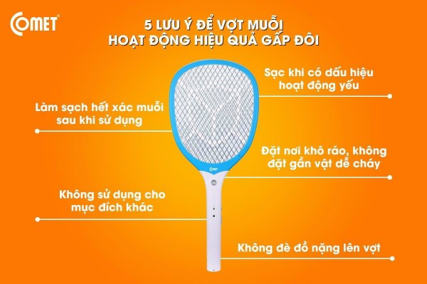VỢT MUỖI COMET CP042