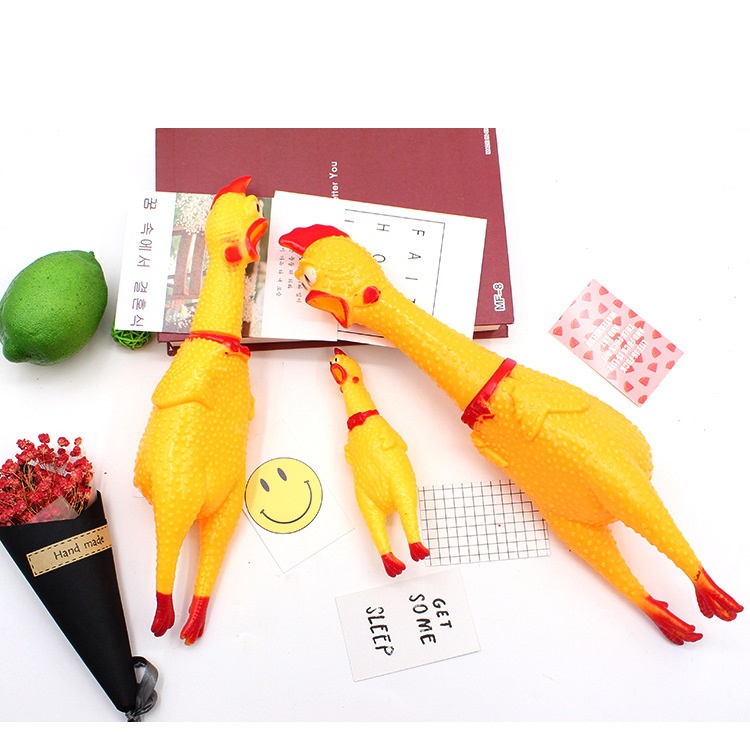 Đồ chơi bóp gà la hét um sùm vui nhộn