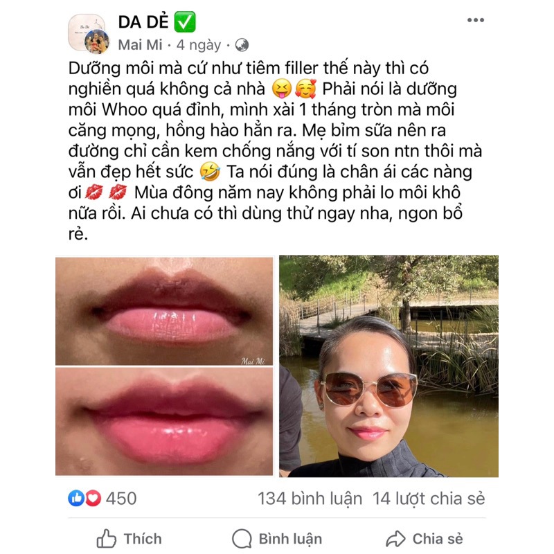 Son dưỡng Whoo Glow Lip Balm