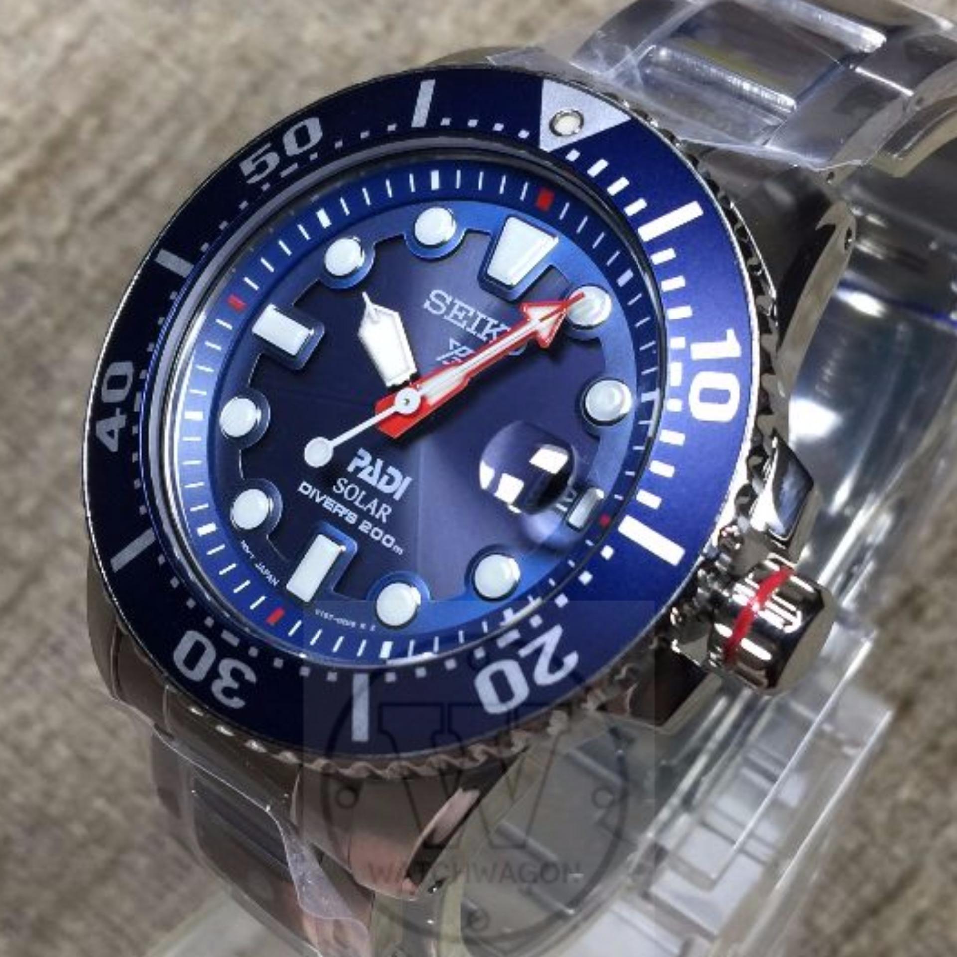Seiko Special Edition PROSPEX PADI Solar 200m Diver's Watch SNE435P1 SNE435  | Lazada Singapore