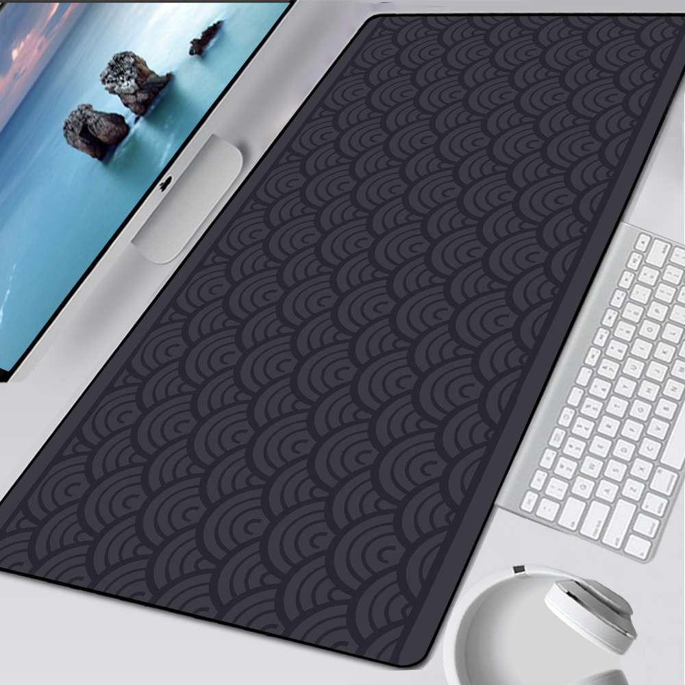 Abstract Pattern Texture Art Large Size Mouse Pad Natural Rubber PC Computer Gaming Mousepad Desk Mat Locking Edge
