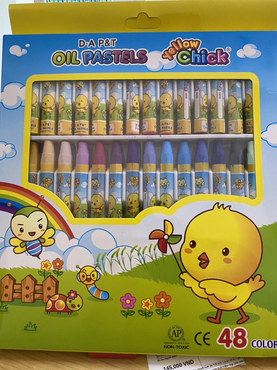 Sáp dầu con gà 48 màu