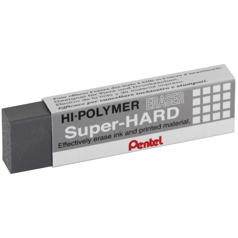 Pentel ZEB20 HI-POLYMER Supler Hard Eraser Japan