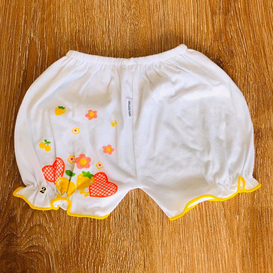 Combo 10 quần phòng dâu bé gái 3-17kg