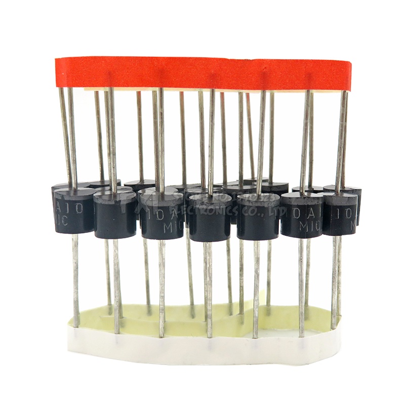 20pcs 10a10 6a10 6A 10.0 amp silicon chỉnh lưu Đi-ốt CHỈNH LƯU 10A 1000V R-6 mạch tích hợp
