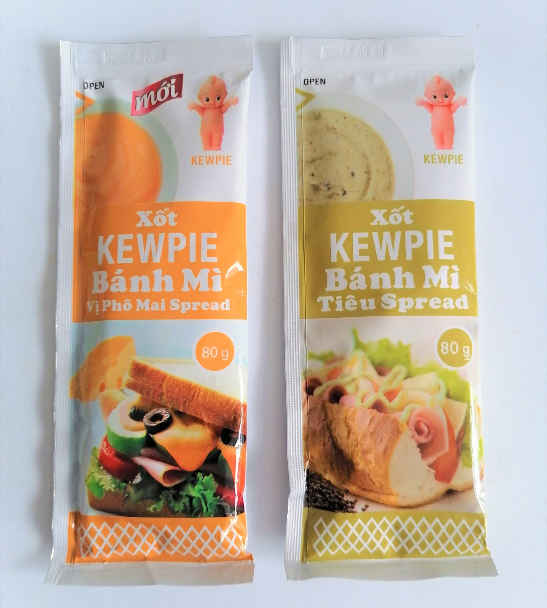 [Túi 80g – vị TIÊU] XỐT PHẾT BÁNH MÌ [VN] KEWPIE Spread Bread Pepper Sauce