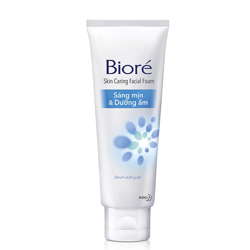 Sữa rửa mặt Biore Sáng mịn Dưỡng ẩm 100ml