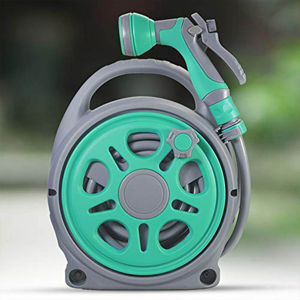 Hodeso Retractable Garden Hose with 7 Spray Modes 10meters Retractable