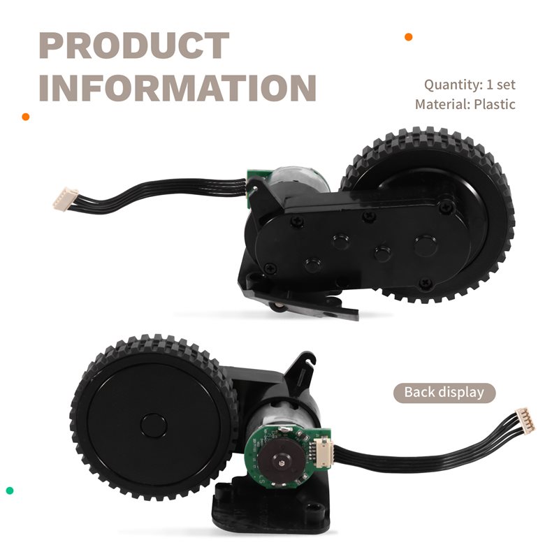Electronically Controlled Replacement Traveling Wheel for Cecotec Conga 950 1090 1790 2290 Drive Systems.