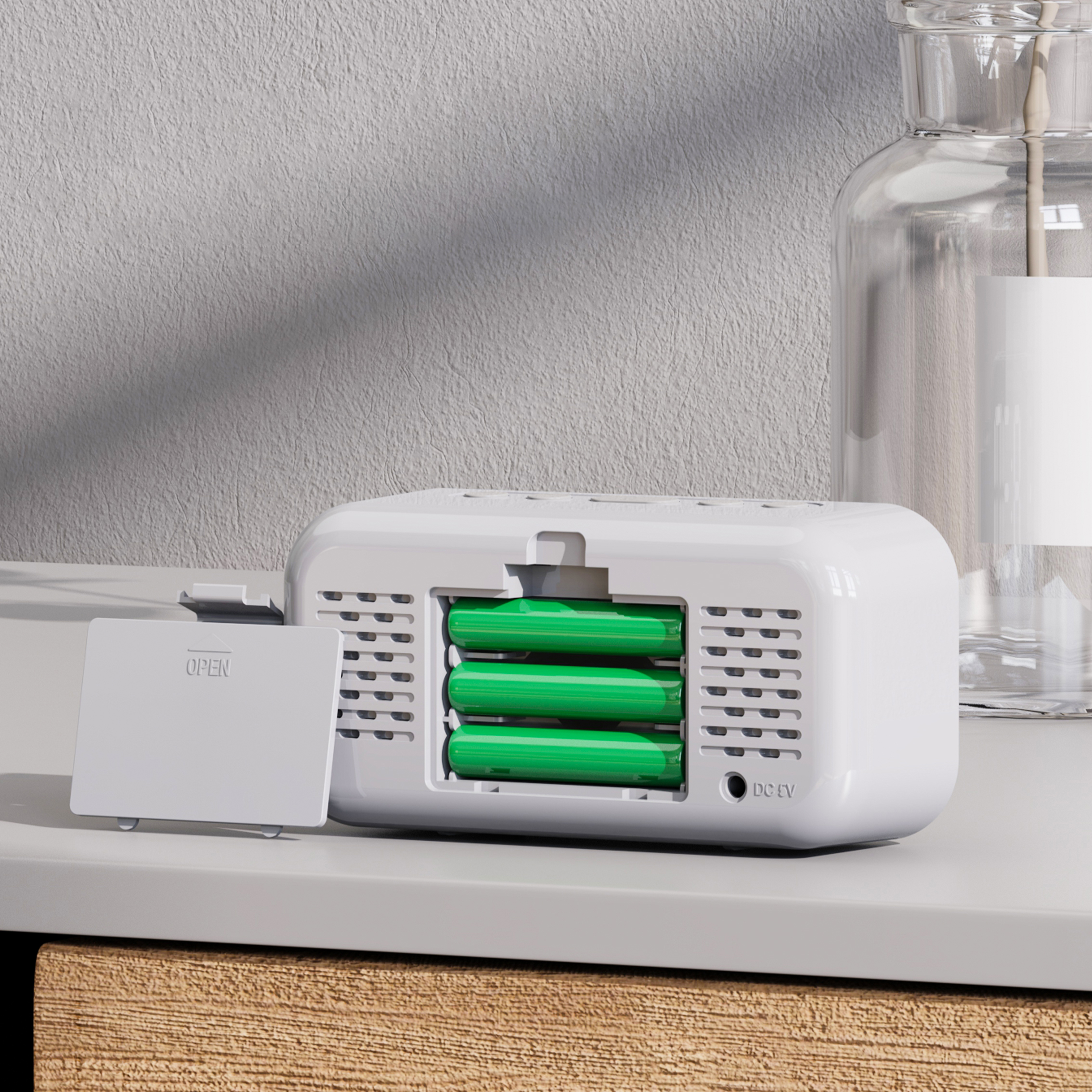 clock Simple LED electronic alarm clock clock student plug-in dual-purpose small alarm clock digital clock voice activated temperature clock