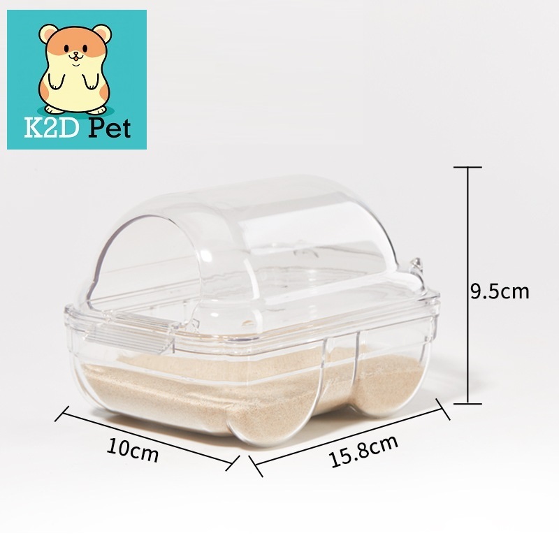 T17 Nhà tắm ô tô mica trong suốt cho Hamster