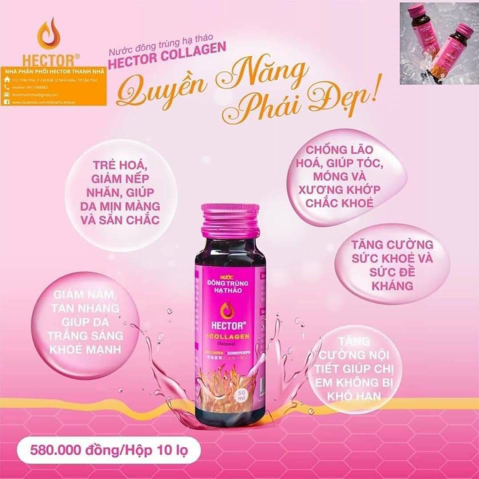 NƯỚC ĐÔNG TRÙNG HẠ THẢO HECTOR COLLAGEN