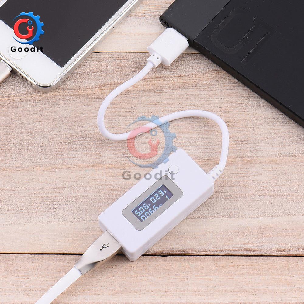 Kcx-017%20White%20Tail%20Ammeter%20Lcd%20Display%20Mini%20Usb%20Voltage%20Current%20Tester%20Meter%204-30v%20Mobile%20Power%20Tester%20-%20Image%205