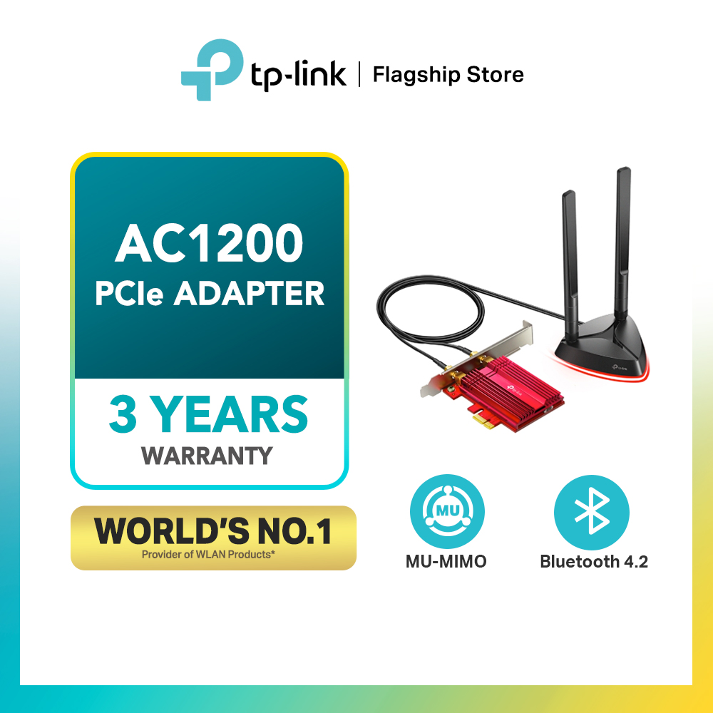TP-Link AC1200 PCIe WiFi Card for PC (Archer T5E) - Bluetooth 4.2, Dual  Band Wireless Network Card (2.4Ghz and 5Ghz) for Gaming, Streaming,  Supports