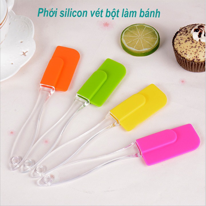 Phới silicon vét bột làm bánh cao cấp