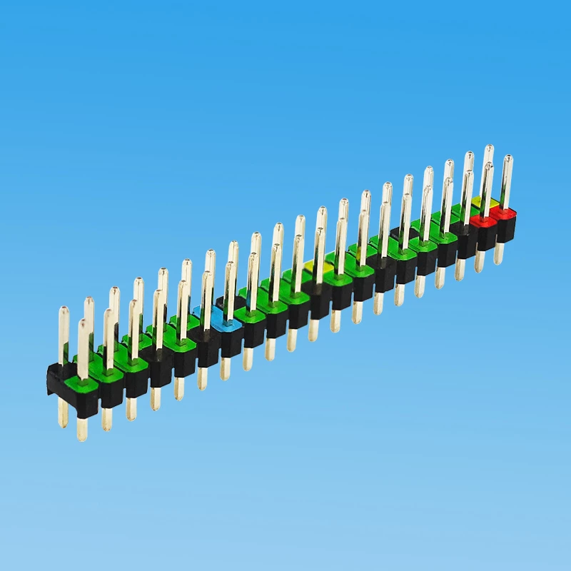 Đầu Cắm GPIO 2X20 Chân Đầu Cắm Nhiều Màu Sắc Ngăn Chặn Sai Lầm Đầu Nối GPIO Hai Hàng 20 Chân Cho Raspberry Pi Zero 2 W