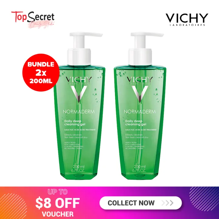 vichy normaderm deep cleansing purifying gel 200ml