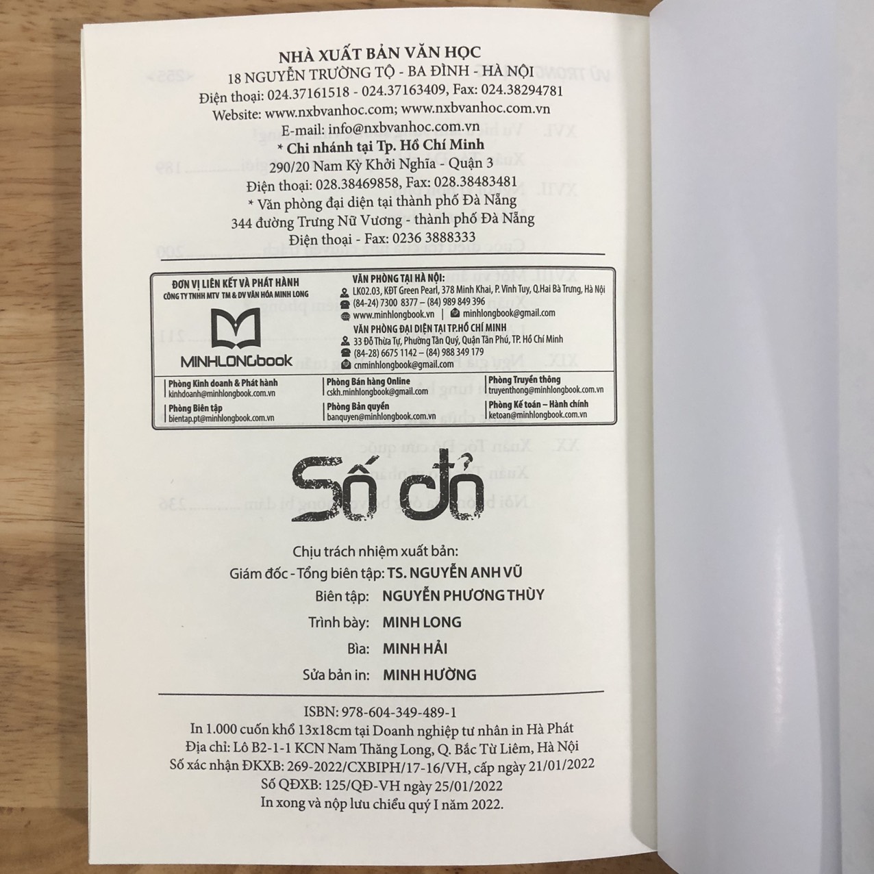 Sách: Tiểu Thuyết Số Đỏ - Vũ Trọng Phụng (TB)