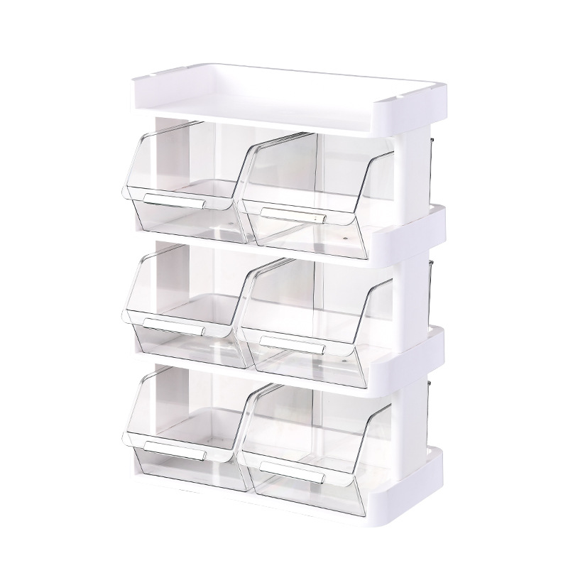 Tea bag storage box wall-mounted snack tea capsule coffee bar organizer cup cup holder multi-functional storage rack